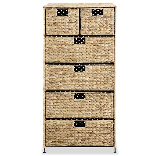Opbevaringsenhed med 6 kurve 47 x 37 x 100 cm vandhyacint