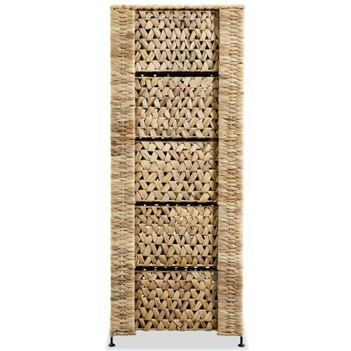 Opbevaringsenhed med 6 kurve 47 x 37 x 100 cm vandhyacint