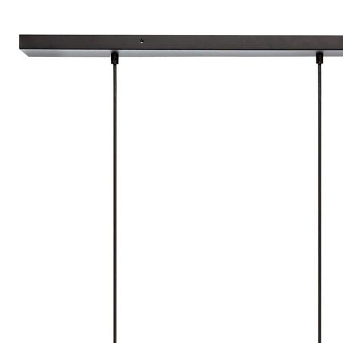 Loftslampe Atmosphera Ays 110 x 100 x 6 cm Sort Metal Træ 240 V 25 W 220-240 V
