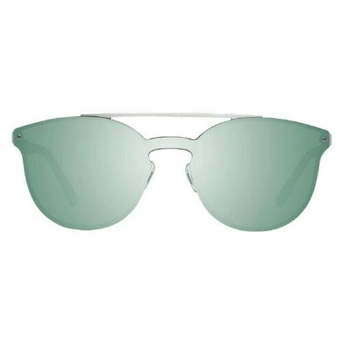 Web Eyewear WE0190A solbriller - grå/sølv med grønne linser