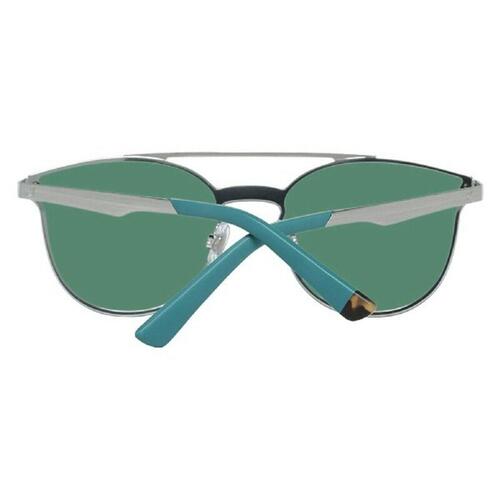 Web Eyewear WE0190A solbriller - grå/sølv med grønne linser
