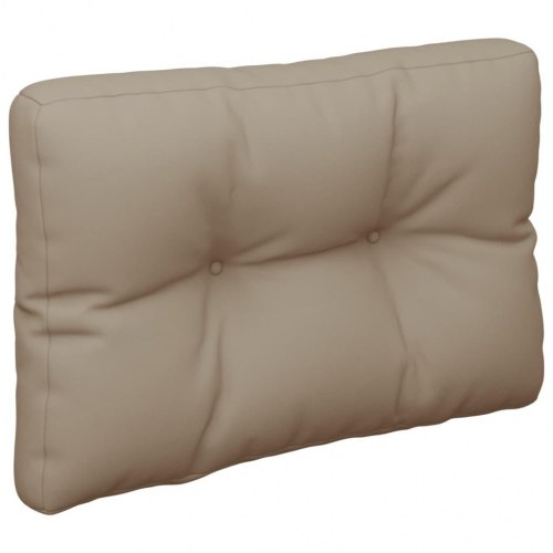 Pallehynde 50 × 40 × 12 cm - stof i gråbrun