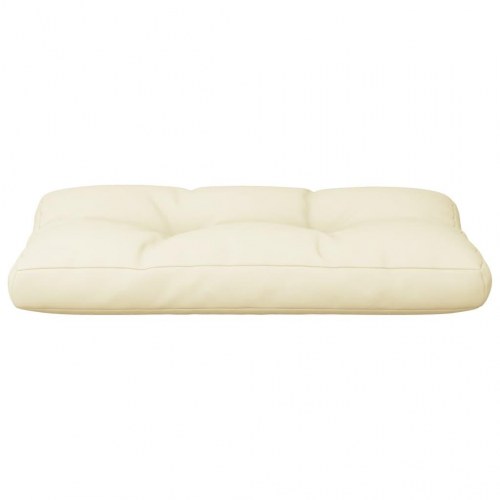 Pallehynde 70 × 40 × 12 cm - stof, cremefarvet