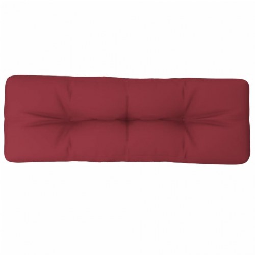 Pallehynde 120 × 40 × 12 cm i stof - vinrød