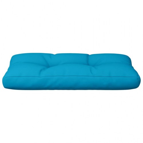 Pallehynde 80 × 40 × 12 cm - stof, lyseblå