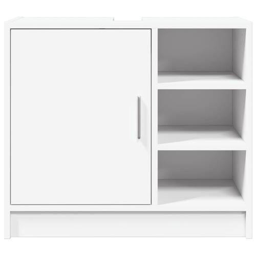 Underskab til håndvask 63x29x55 cm konstrueret træ hvid