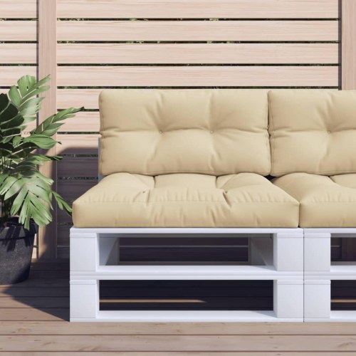 Pallehynder 2 stk. i stof - beige