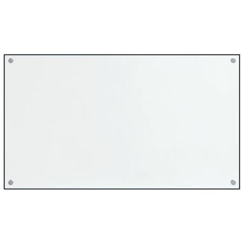 Stænkplader 2 stk. 70x40 cm hærdet glas gennemsigtig