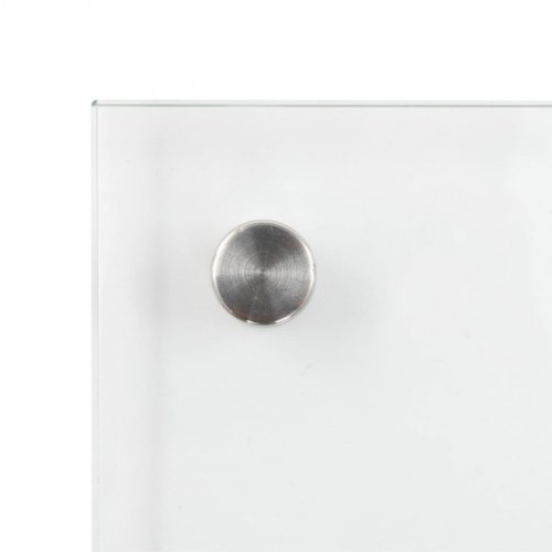 Stænkplader 2 stk. 80x60 cm hærdet glas gennemsigtig
