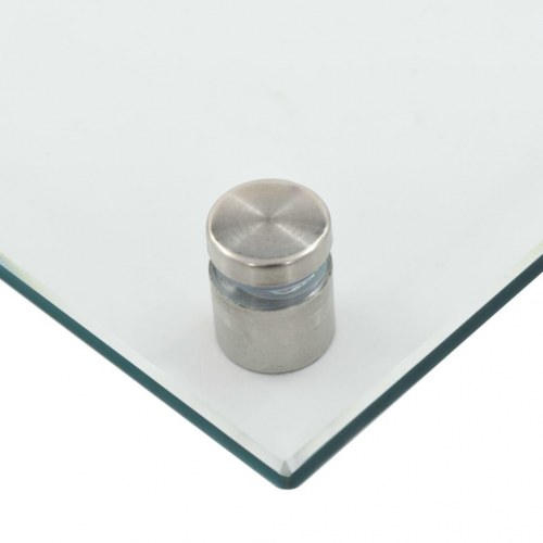Stænkplader 2 stk. 80x60 cm hærdet glas gennemsigtig