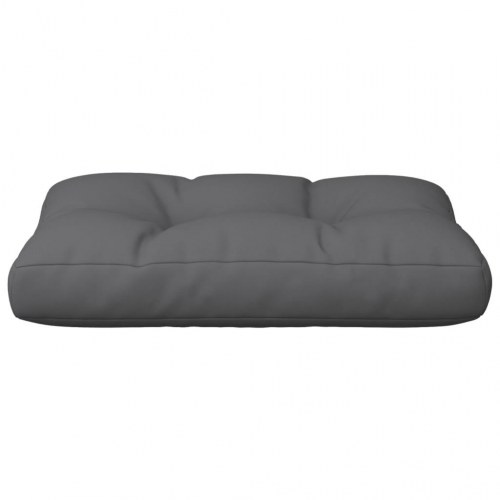 Pallehynde 50 × 40 × 12 cm - stof, antracitgrå