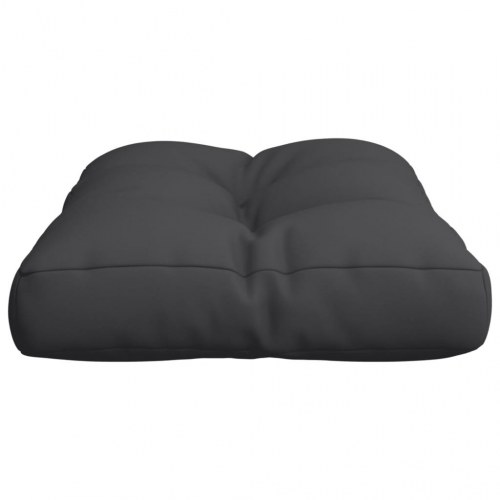 Pallehynde 50 × 40 × 12 cm i stof - sort sædehynde til pallesofa og havemøbler