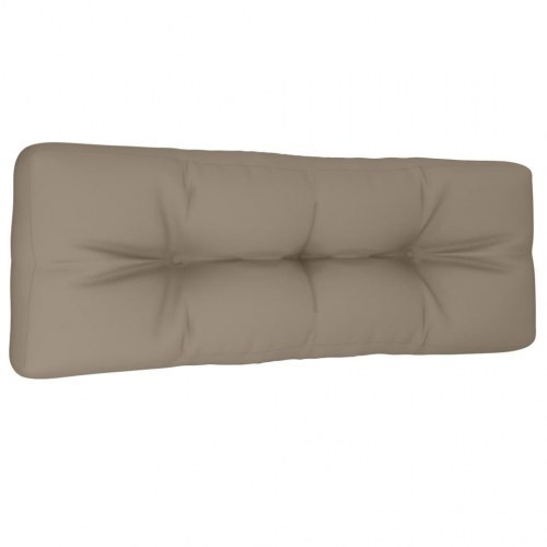 Pallehynde 120 × 40 × 12 cm - stof, gråbrun