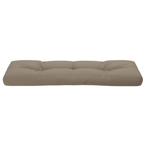 Pallehynde 120 × 40 × 12 cm - stof, gråbrun