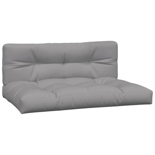 Pallehynder 2 stk. stof grå