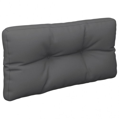 Pallehynde 70 × 40 × 12 cm i stof - antracitgrå