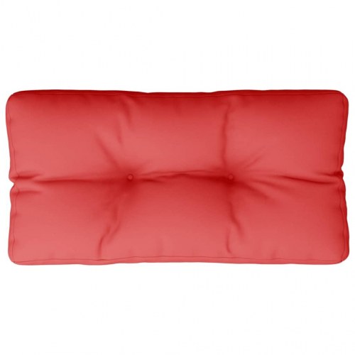 Pallehynde 70 × 40 × 12 cm - rød stofhynde til pallesofa og havemøbler