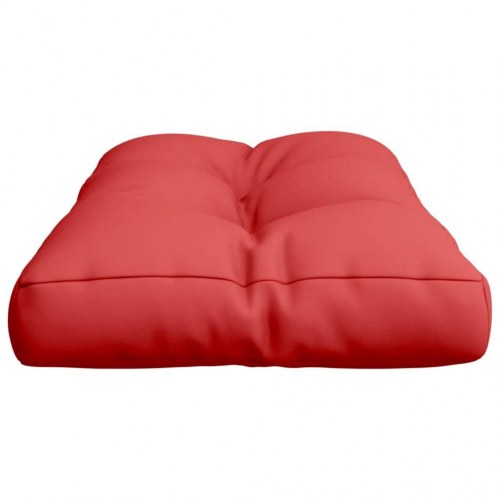 Pallehynde 70 × 40 × 12 cm - rød stofhynde til pallesofa og havemøbler
