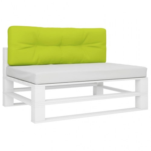 Pallehynde 120 × 40 × 12 cm i stof - lysegrøn