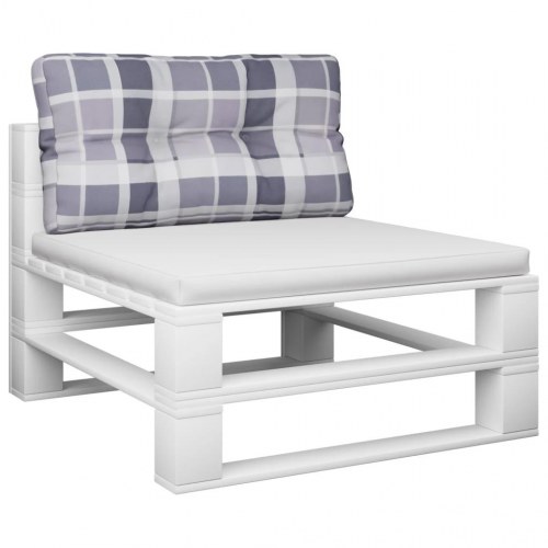 Pallehynde 70×40×12 cm - gråternet, vandafvisende stof