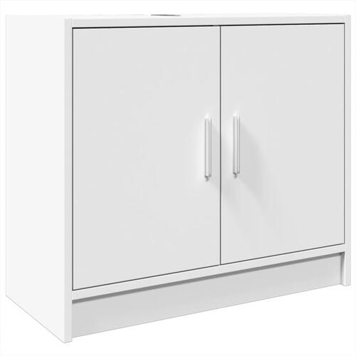 Underskab til håndvask 63x29x55 cm konstrueret træ hvid