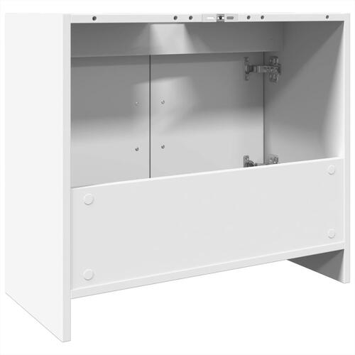 Underskab til håndvask 63x29x55 cm konstrueret træ hvid