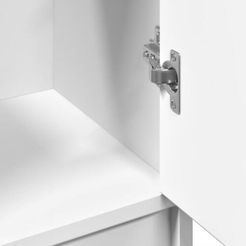 Underskab til håndvask 63x29x55 cm konstrueret træ hvid