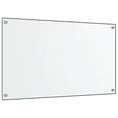 Stænkplader 2 stk. 70x50 cm hærdet glas gennemsigtig