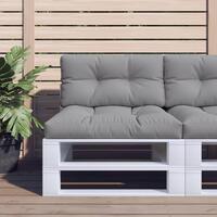 Pallehynde 80x40x12 cm stof grå