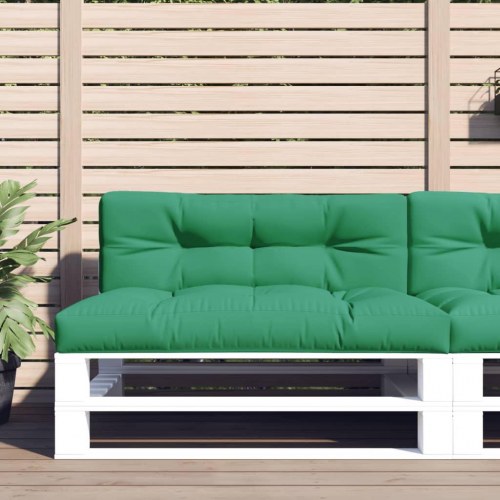 Pallehynde 120 × 40 × 12 cm i stof - grøn