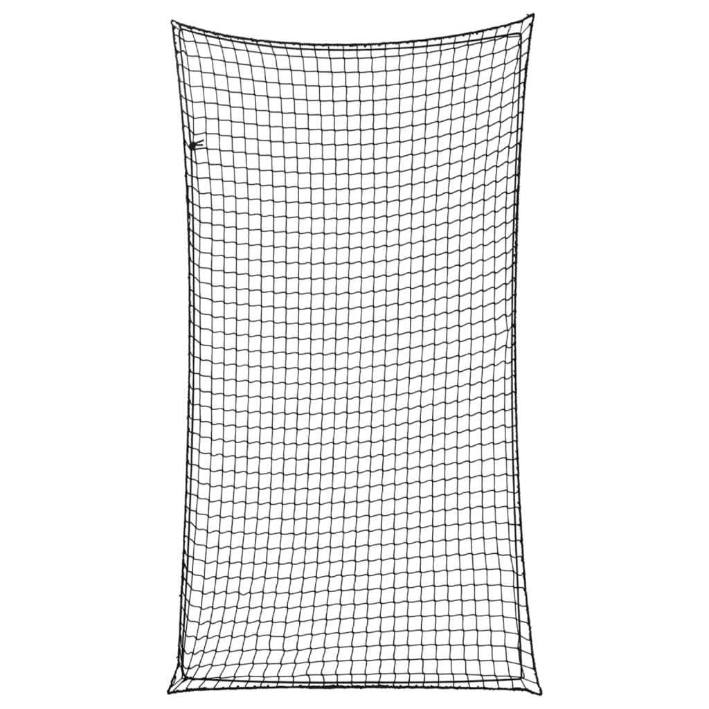 Trailernet med elastiksnor 3x1,65 m PP sort billede