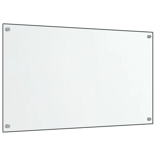 Stænkplader 2 stk. 70x60 cm hærdet glas gennemsigtig