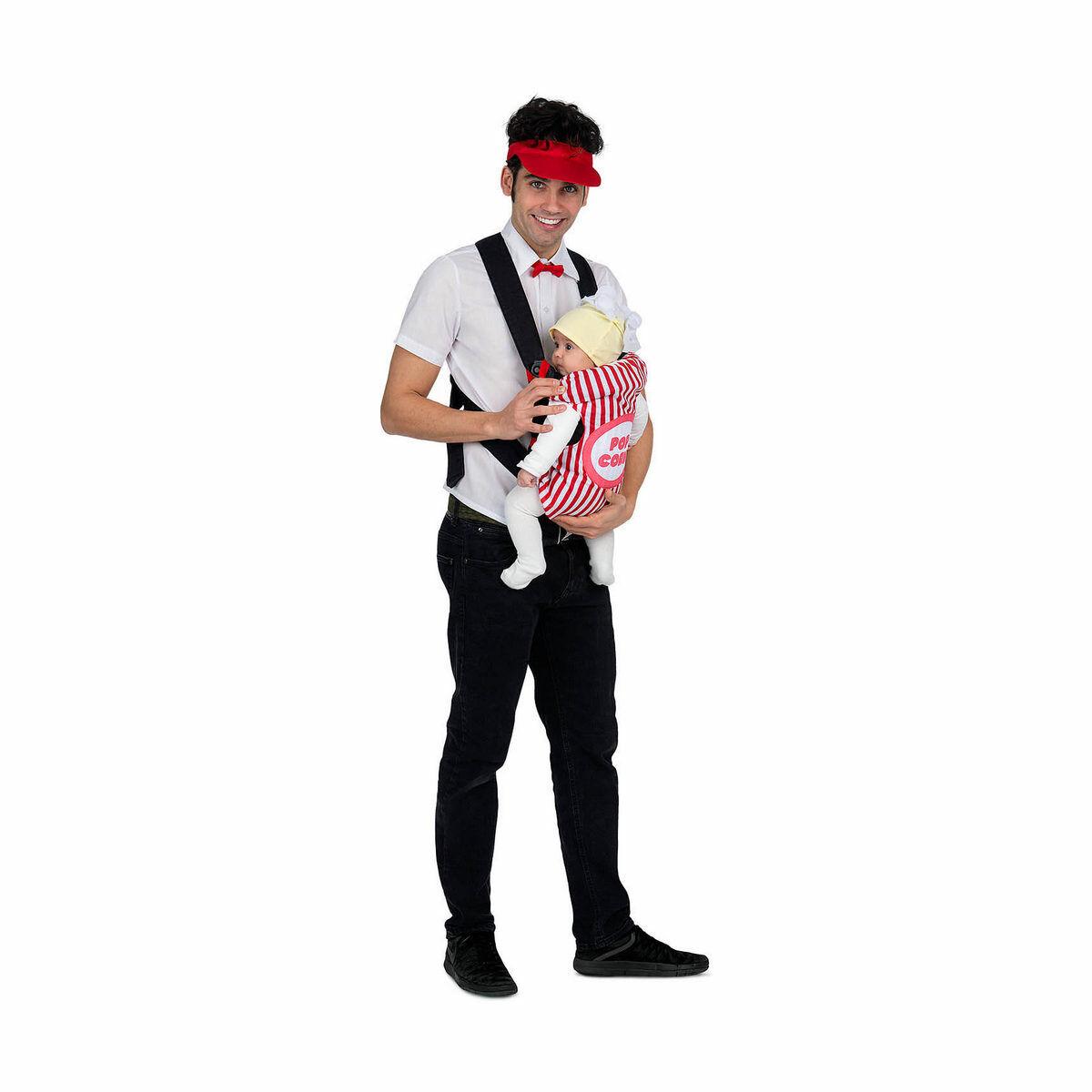Kostume til voksne Popcorn Onesize (4 Dele)