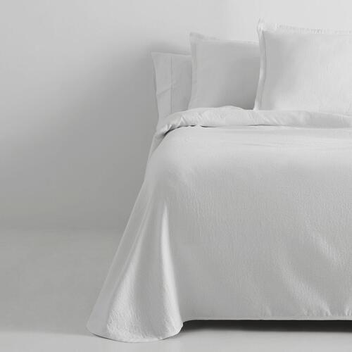 Sengetæppe (vattæppe) Alexandra House Living Rice Hvid 280 x 280 cm (3 Dele)