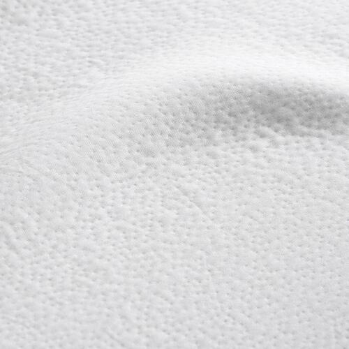 Sengetæppe (vattæppe) Alexandra House Living Rice Hvid 280 x 280 cm (3 Dele)
