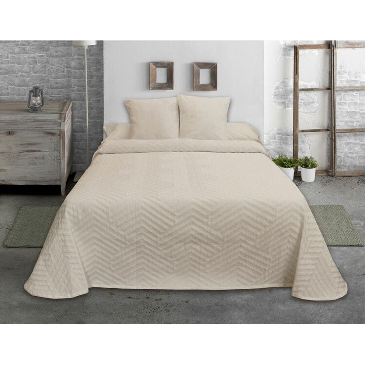 Sengetæppe (vattæppe) Hosteline ESPIGA Beige Seng 150 (1 Dele)