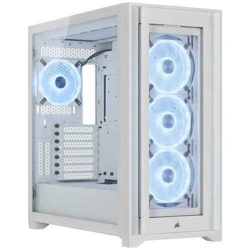 ATX-kasse Corsair 5000X RGB QL Edition Hvid