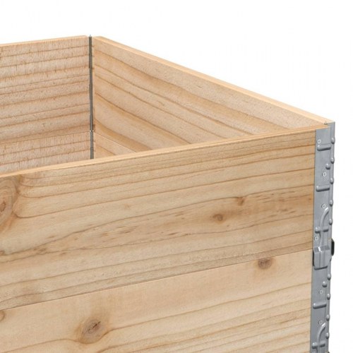 Pallerammer 2 stk. 120x80 cm massivt fyrretræ