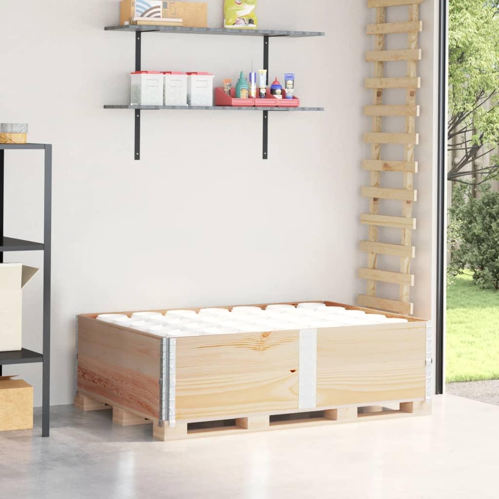 Pallerammer 2 stk. 150x100 cm massivt fyrretræ billede