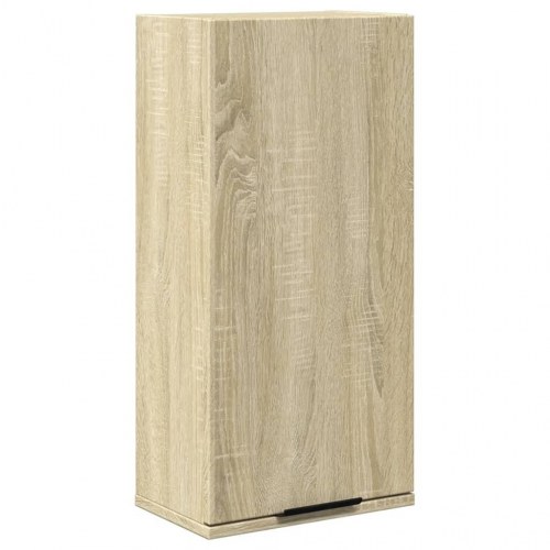 Væghængt badeværelsesskab 32×20×67 cm - sonoma-eg
