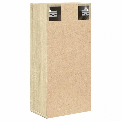 Væghængt badeværelsesskab 32×20×67 cm - sonoma-eg