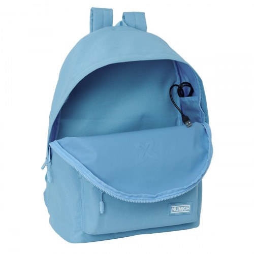 Munich Basic laptop-rygsæk 15,6" - blå, 31 × 44 × 18 cm