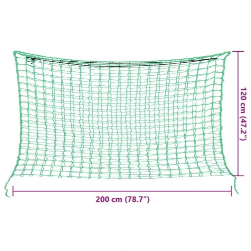 Hønet 2 stk. - rektangulær slowfeeder til heste, grøn 200 × 120 cm