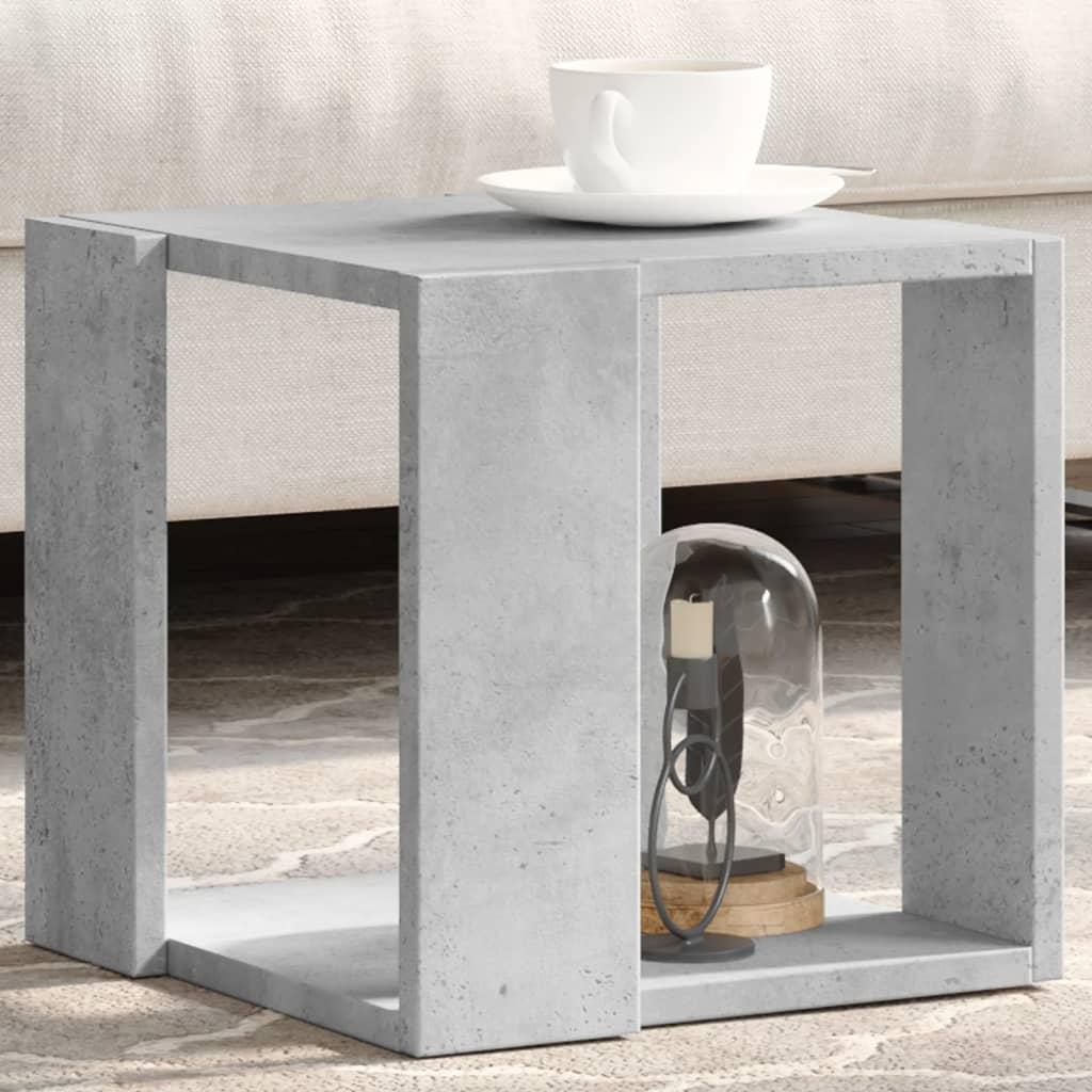 Sofabord 32x32x30 Cm Konstrueret Træ Betongrå