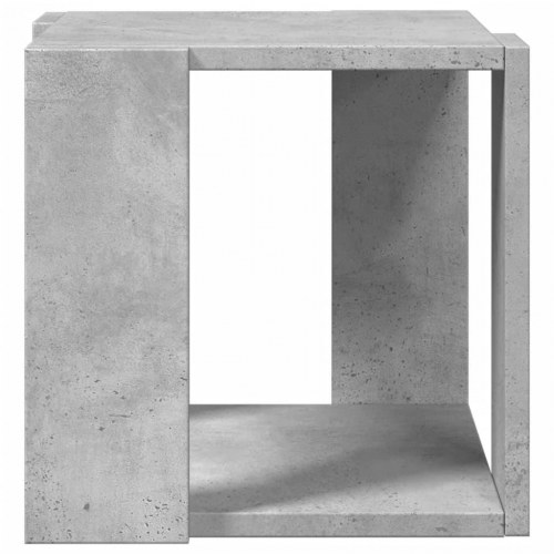 Sofabord i konstrueret træ 32 x 32 x 30 cm betongrå