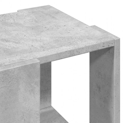 Sofabord i konstrueret træ 32 x 32 x 30 cm betongrå