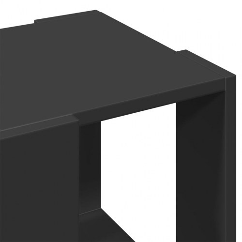 Sofabord 32x32x30 cm konstrueret træ sort