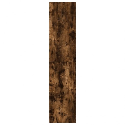 Højskab 40 x 41 x 185 cm i konstrueret træ - røget egetræ