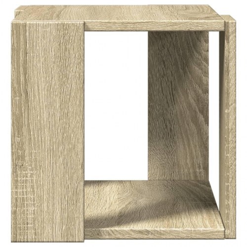 Sofabord 32 x 32 x 30 cm i konstrueret træ - sonoma-eg