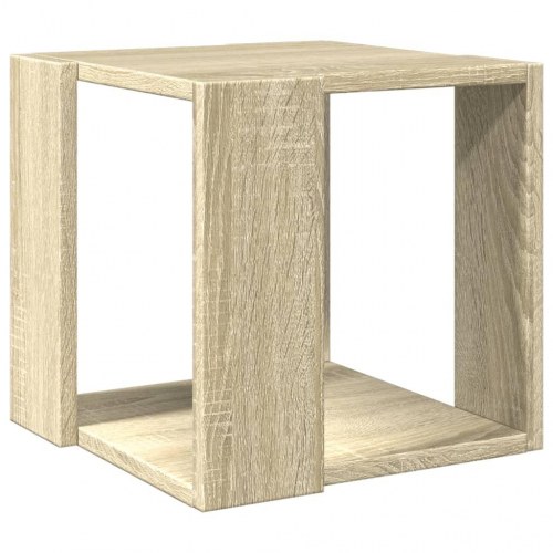 Sofabord 32 x 32 x 30 cm i konstrueret træ - sonoma-eg
